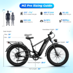 Aipas M2 Pro Electric Fat Tire Mountain Bike, 1800W Motor, 48V/17.5Ah, 36 MPH - Image 4
