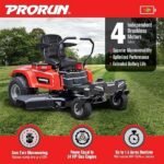 PRORUN PZT60V42 60V 42-inch Brushless Electric Zero Turn Riding Lawn Mower - Image 3