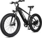 ACTBEST Ranger All-Terrain Electric Mountain Bike, 1400W Peak Motor, 65-Mile Range, 26x4 Inch Fat Tires