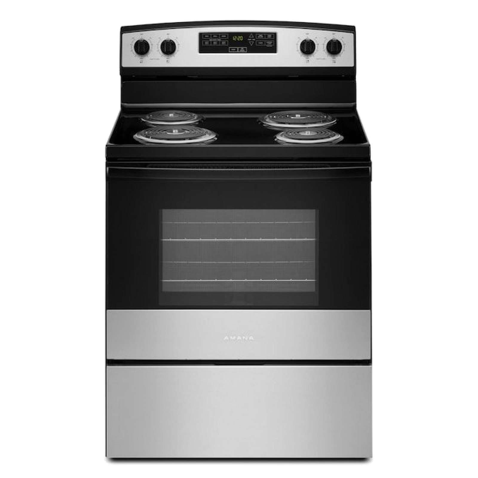 hananoa-llc-hananoa-amana-30-inch-electric-range-01-20260620090712-a254fd1b-1.jpg Amana 30-Inch 4.8 Cu. Ft. Freestanding Electric Range, Stainless Steel - Image 1