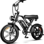 AMYET V9-G60 Peak Fat Tire Electric Bike for Adults, 1500W Motor, 32 MPH
