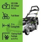 EGO Power+ LM2114 21-Inch 56V Brushless Push Lawn Mower Kit - Image 2