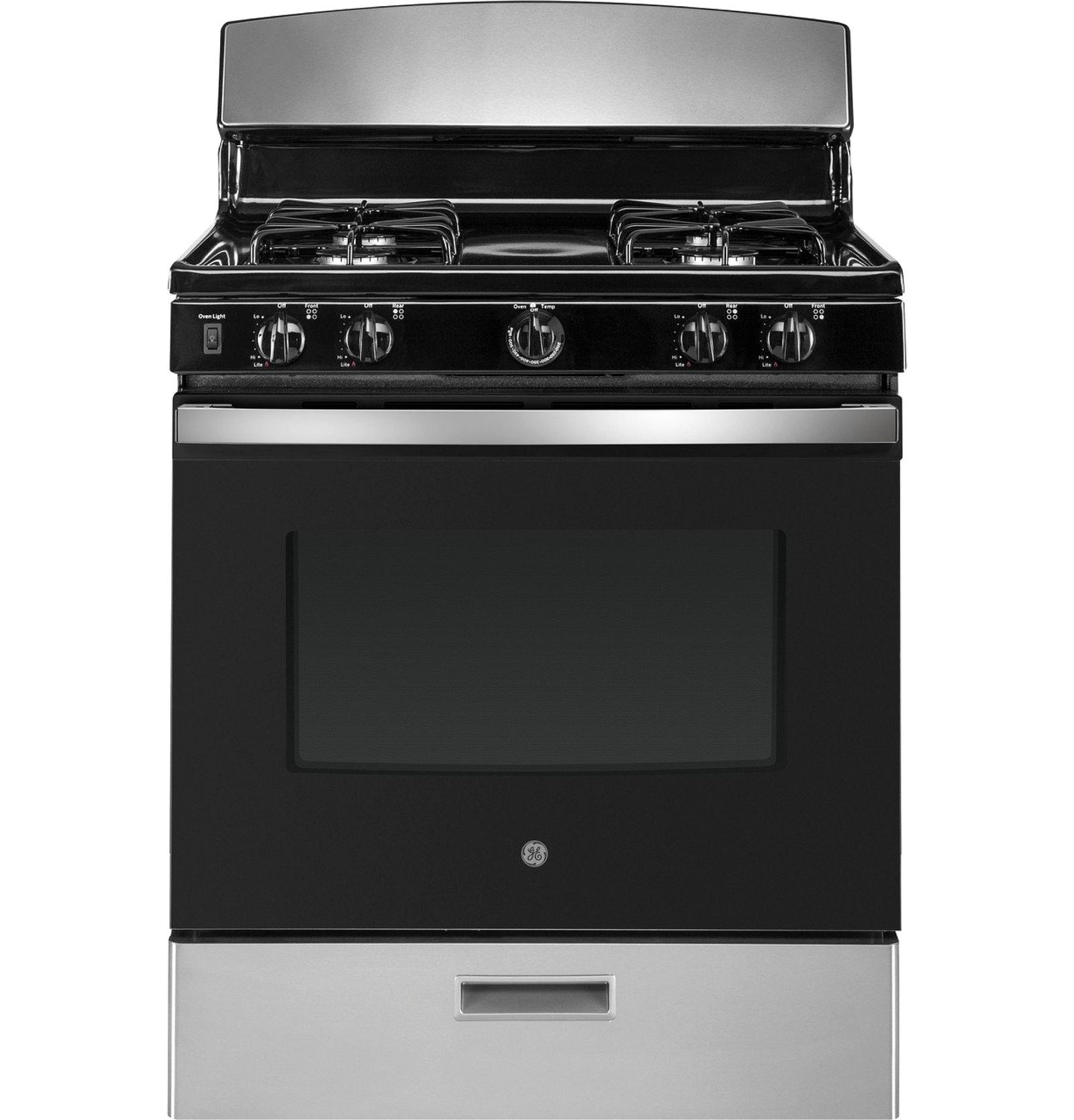 hananoa-llc-hananoa-ge-30-inch-free-standing-gas-range-jgbs30retss-01-20260620090843-9851d7e5-1.jpg GE 30" Free-Standing Gas Range with 4 Sealed Burners, Stainless Steel (JGBS30RETSS) - Image 1