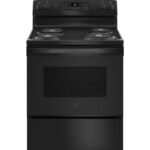 GE 30 Inch Freestanding Electric Range with Self-Clean Oven, Black (JB256DMBB)