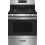 GE 30-Inch Freestanding Gas Range with 4.8 Cu. Ft. Oven, Stainless Steel - JGBS61RPSS