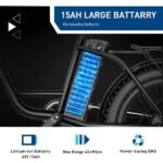 Hiboy EX6 Step-Through Fat Tire Electric Bike for Adults - Image 5