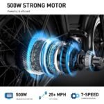 Hiboy EX6 Step-Through Fat Tire Electric Bike for Adults - Image 6