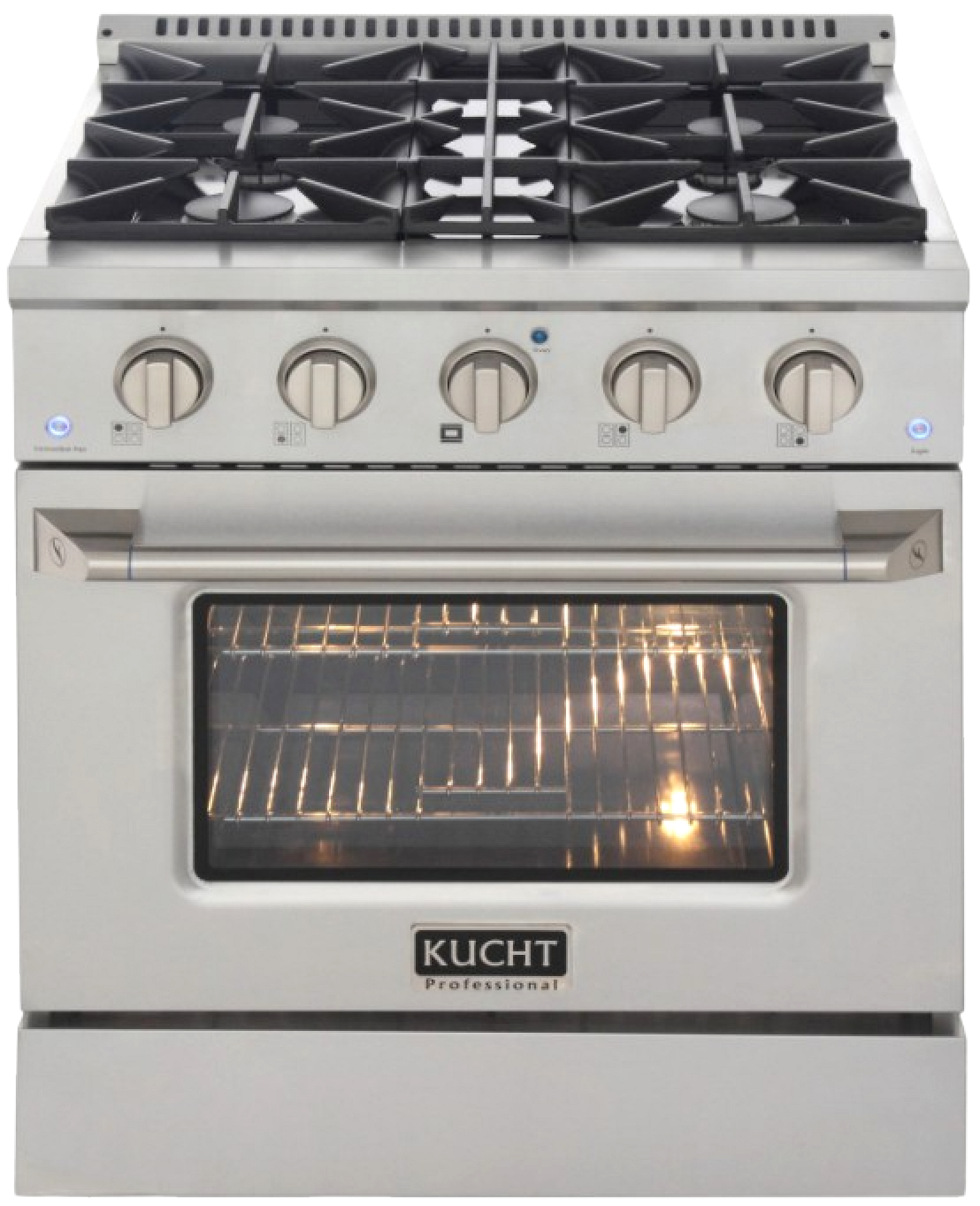 hananoa-llc-hananoa-kucht-30-gas-range-titanium-01-20260620090952-ae1f1d52-1.png Kucht Professional 30-Inch 4.2 cu. ft. Gas Range with Convection Oven in Titanium - Image 1