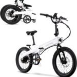 Lectric XP Lite 2.0 Long-Range Foldable Electric Commuter Bike, Arctic White
