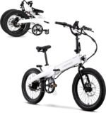 Lectric XP Lite 2.0 Long-Range Foldable Electric Commuter Bike, Arctic White
