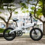 Lectric XP Lite 2.0 Long-Range Foldable Electric Commuter Bike, Arctic White - Image 6