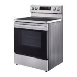 LG LREL6323S 6.3 cu. ft. Smart Wi-Fi Enabled Electric Range with Fan Convection, Air Fry, and EasyClean