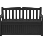 Keter Eden 265L Storage Bench- Dark Grey
