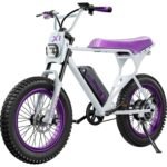 Macfox X1S x Bs.zay Special Edition Electric Bike - Retro Moped Style Fat-Tire E-Bike