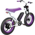 Macfox X1S x Bs.zay Special Edition Electric Bike - Retro Moped Style Fat-Tire E-Bike - Image 3