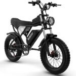 Ridstar Electric Bike for Adults 1500w 33mph,48v 20ah Electric Bicycle,20" Fat Tire,7-Speed Mountain Bike Ul2849