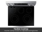 Samsung 6.3 Cu. Ft. Smart Freestanding Electric Range NE63A6311SS - Image 5