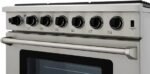 Thor Kitchen LRG3601U 36-Inch Professional Freestanding Gas Range with Convection Oven, Stainless Steel - Image 4