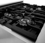 ZLINE 30-Inch Legacy Dual Fuel Range with Gas Cooktop & Electric Convection Oven, Stainless Steel (RA30) - Image 3