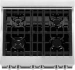 ZLINE 30-Inch Legacy Dual Fuel Range with Gas Cooktop & Electric Convection Oven, Stainless Steel (RA30) - Image 4