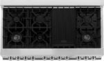 ZLINE 48-Inch Legacy Series Dual Fuel Range with 7 Burner Gas Cooktop and Electric Convection Oven, Stainless Steel (RA48) - Image 3
