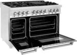 ZLINE 48-Inch Legacy Series Dual Fuel Range with 7 Burner Gas Cooktop and Electric Convection Oven, Stainless Steel (RA48) - Image 4