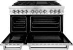ZLINE 48-Inch Legacy Series Dual Fuel Range with 7 Burner Gas Cooktop and Electric Convection Oven, Stainless Steel (RA48) - Image 6