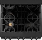 ZLINE Legacy 30-inch 4.0 Cu. Ft. Dual Fuel Range with Brass Burners, Black Stainless Steel (RAB-BR-30) - Image 10